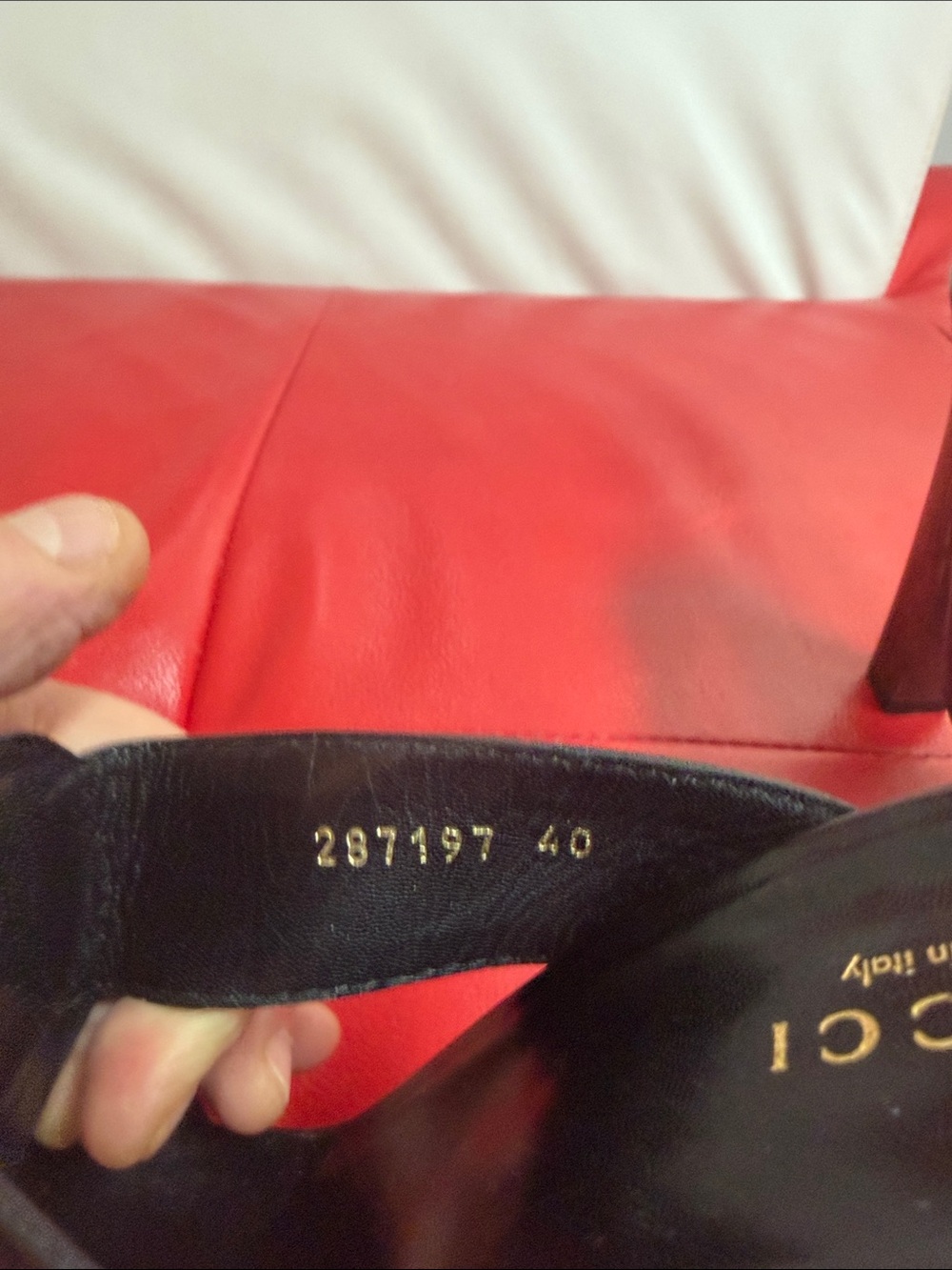 Gucci Black Leather Platform Mules with Gold Double-G Accent - Picture 3 of 5